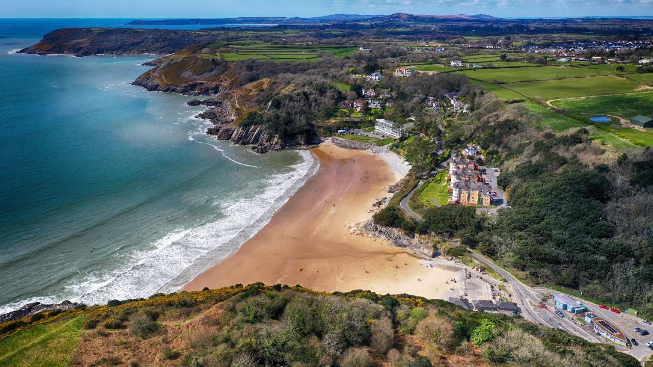 Caswell Beach Chalet 70 Located In Gower Peninsula Swansea Zewnętrze zdjęcie